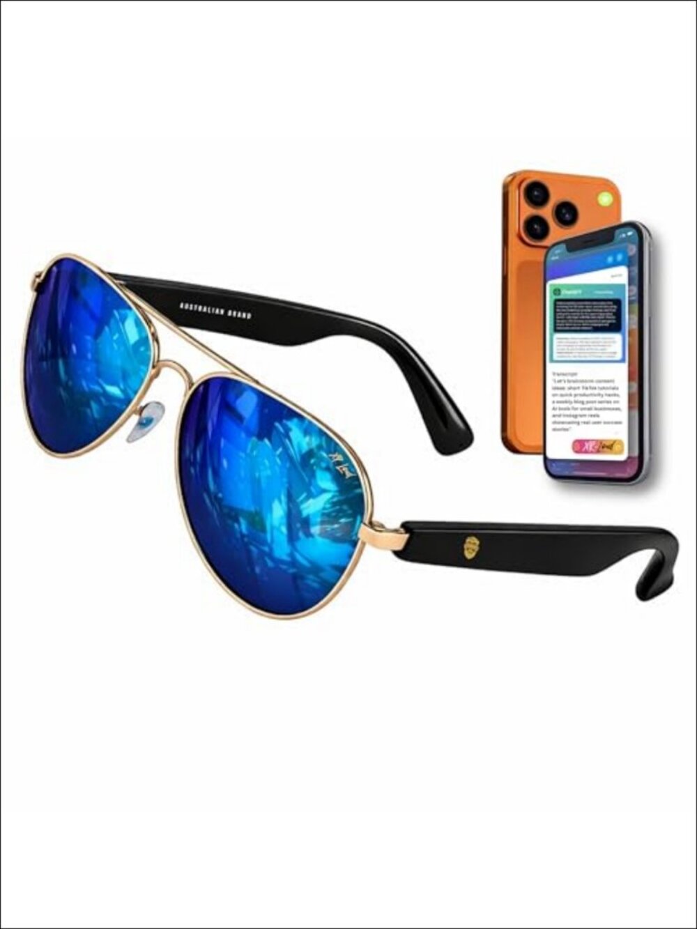 Bluetooth Polarized AI Smart Sunglasses Men Women UV400 Voice Assistant